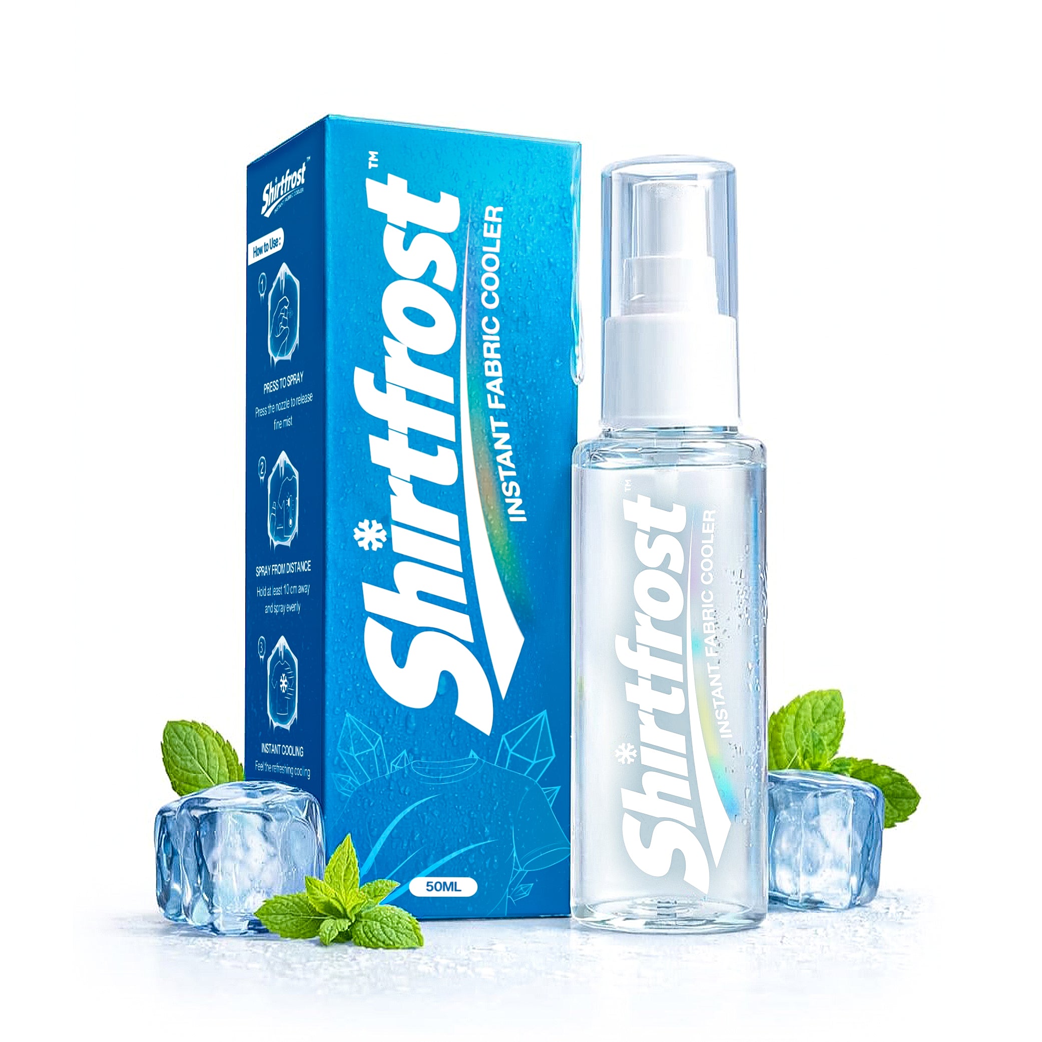 ShirtFrost Instant Fabric Cooler (Regular, Unscented)