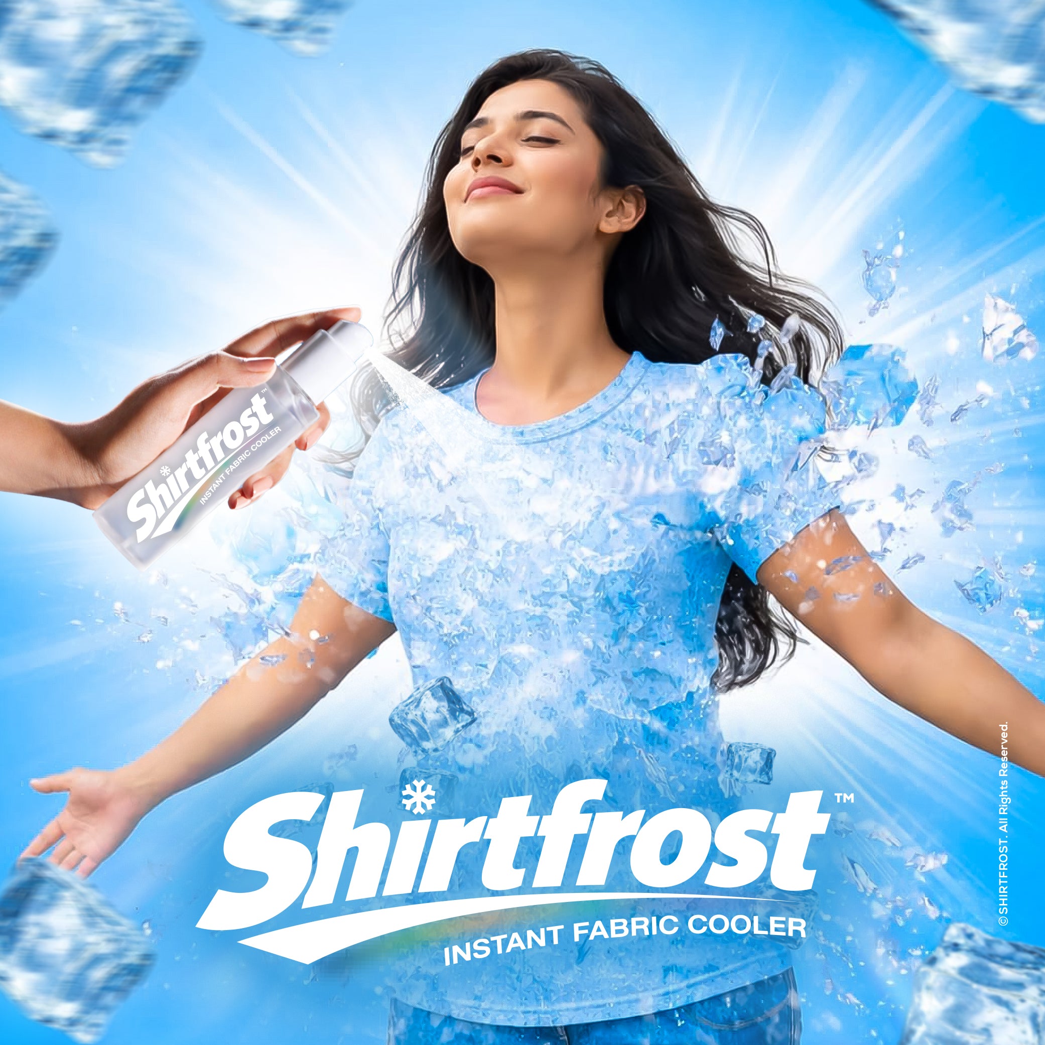 ShirtFrost Instant Fabric Cooler (Extra Strong, Chill Max, Unscented)